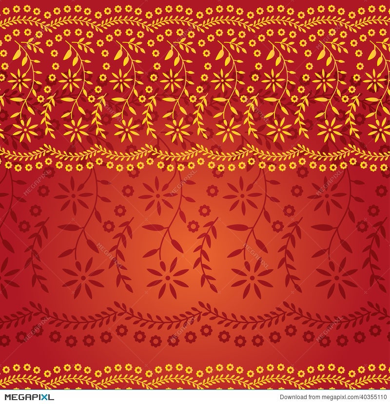Colorful Indian Saree Background Illustration 40355110 - Megapixl