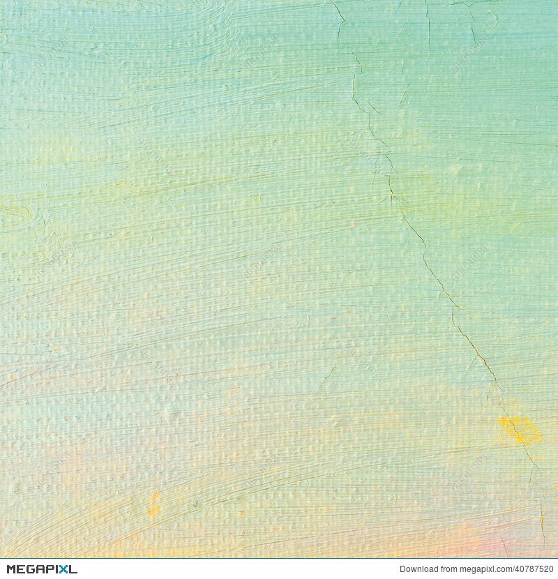 Oil Paint Background Bright Ultramarine Blue Yellow Pink