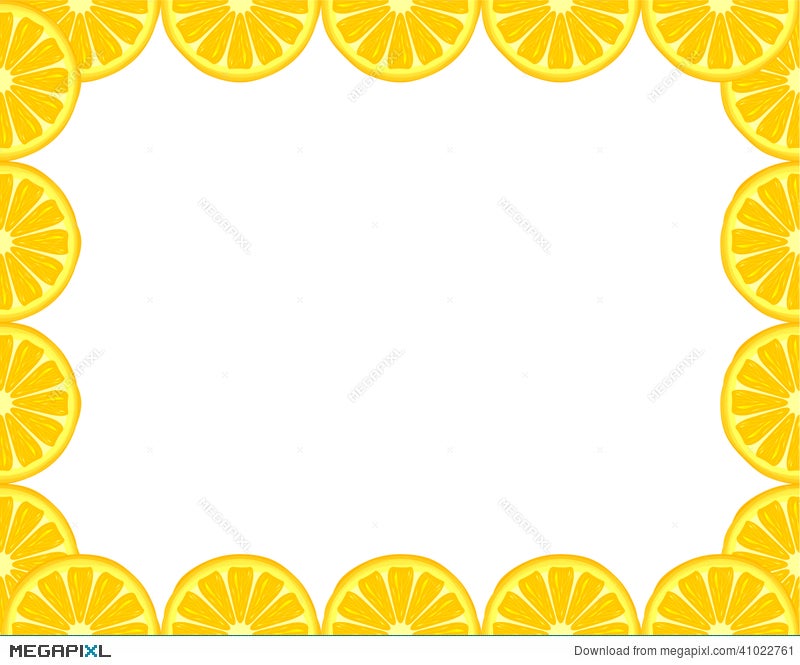 Lemon Frame Ilration 41022761 Megapixl Lemon Frame