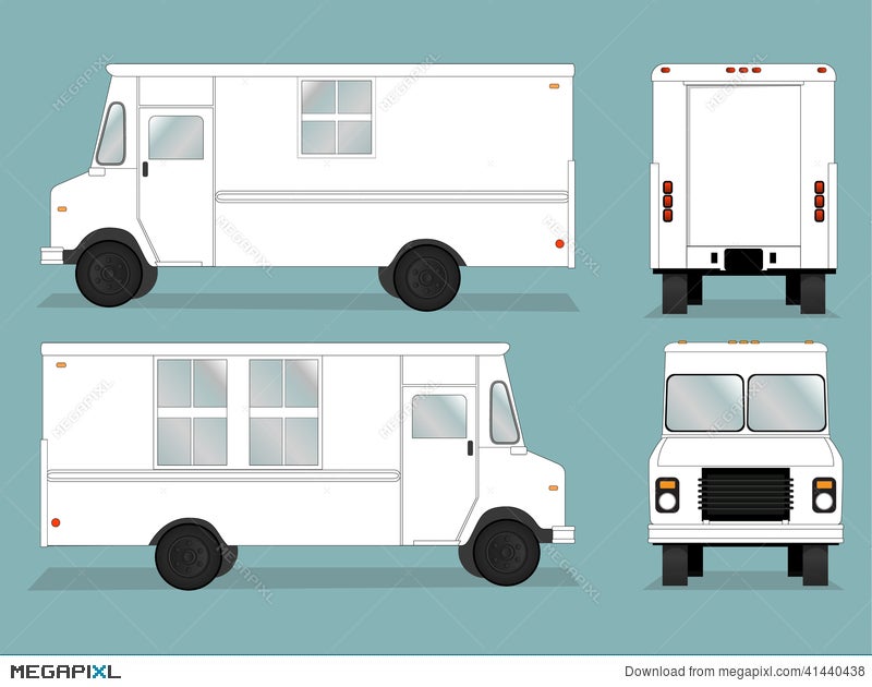 Download Food Truck Template Illustration 41440438 Megapixl