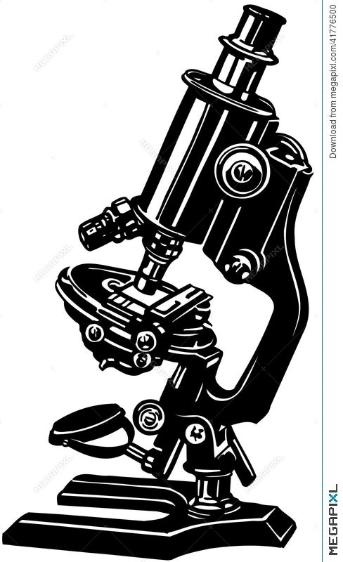 Science Microscope Cartoon Vector Clipart Illustration 41776500 - Megapixl