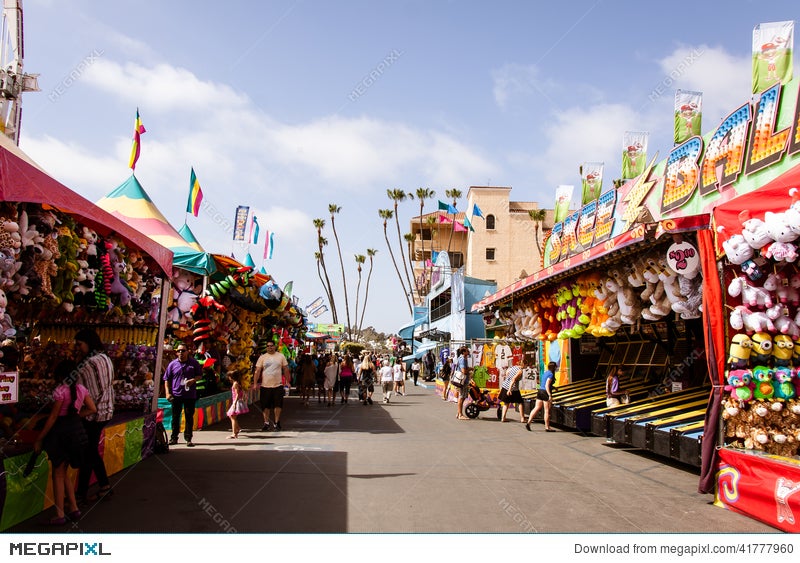 Carnival Games At The Fair Stock Photo 41777960 Megapixl