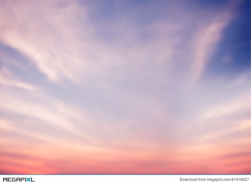 Blue And Pink Sky Background Stock Photo Megapixl