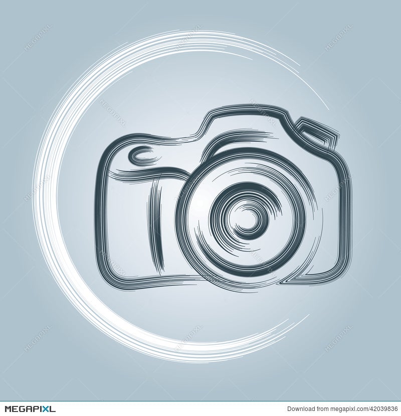Photo Camera Logo Stock Illustration  Download Image Now  Camera   Photographic Equipment Cut Out Design  iStock