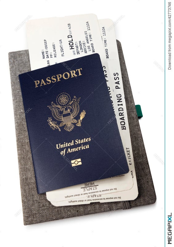 Passport And Airline Boarding Pass Tickets Stock Photo 42773746 - Megapixl