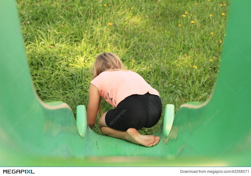 little girl slide