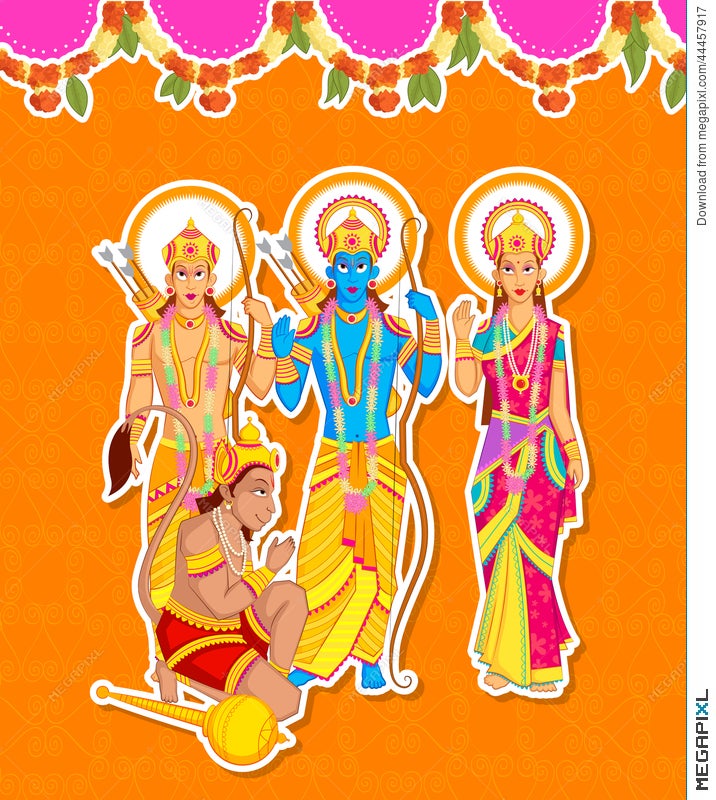 rama and sita hanuman