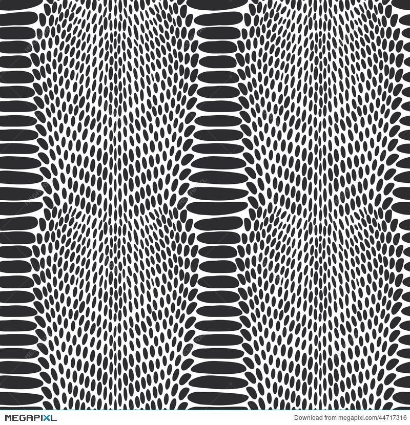 Seamless pattern of snake skin Royalty Free Vector Image