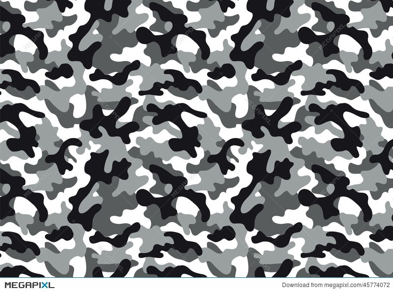 Camouflage Seamless Pattern Illustration Megapixl