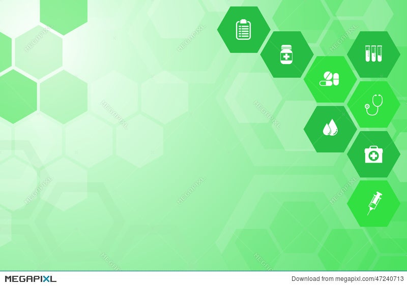 Medical Green Background Illustration 47240713 - Megapixl