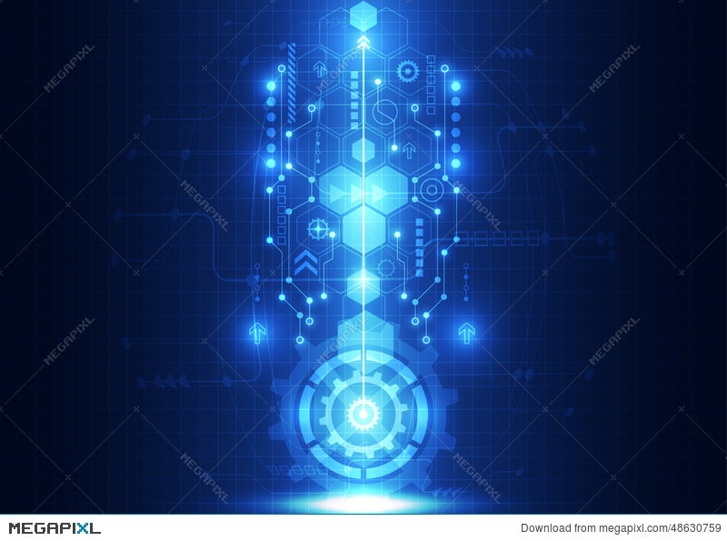 Vector Abstract Engineering Future Technology, Electric Telecom Background  Illustration 48630759 - Megapixl