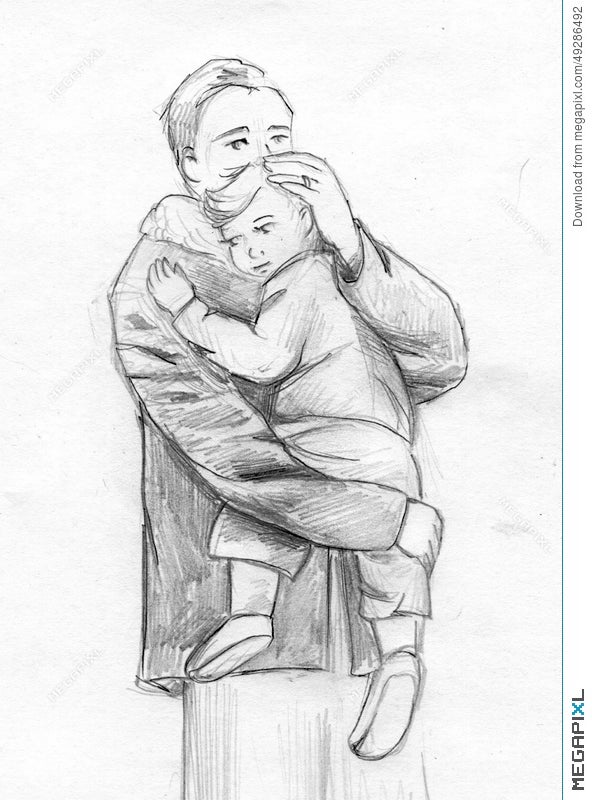 Fathers Day Drawing  Father and Daughter  Step by Step Pencil Sketch  Drawing Tutorial  In this step by step drawing tutorial I have drawn a  father lifting his daughter on