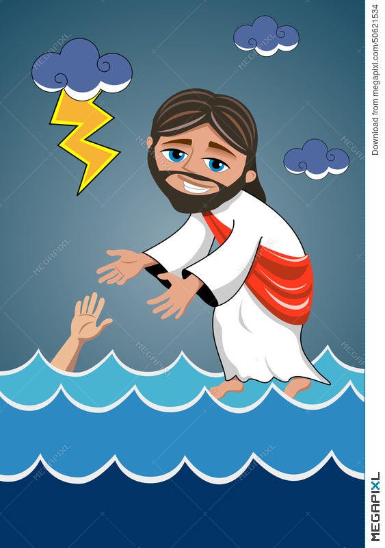 jesus walking with disciples animated