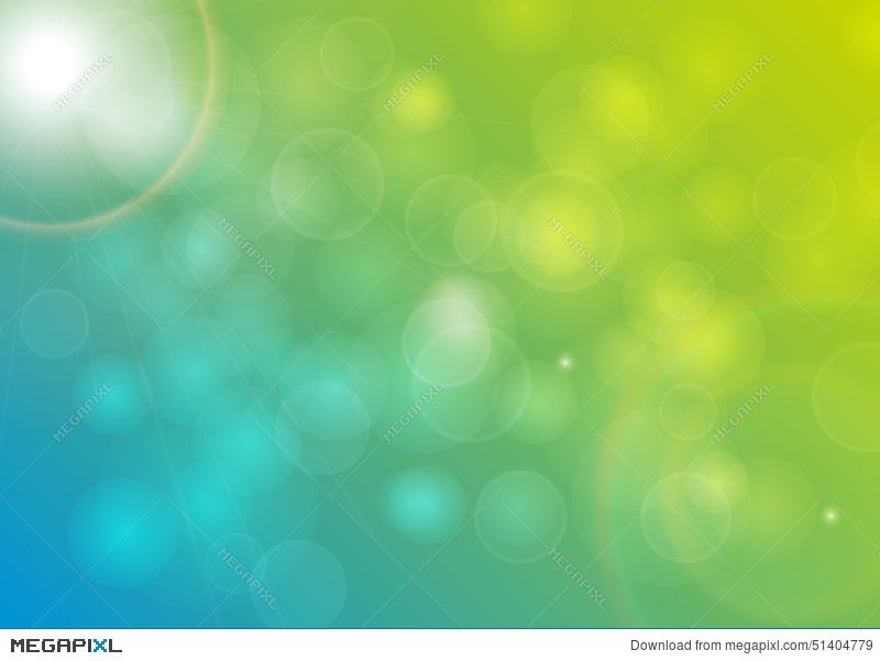 Blurred Background Blue Green Yellow Bokeh Illustration 51404779 - Megapixl