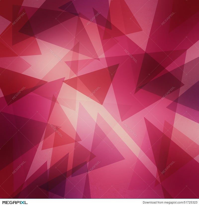 Abstract Layered Pink And Purple Triangle Pattern With