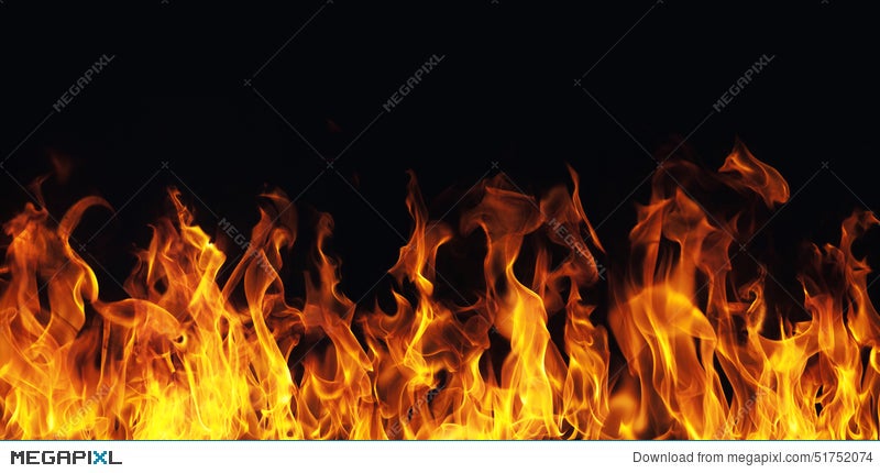 flames black background clipart