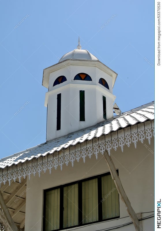 Fascia Board Detail At The Abidin Mosque In Kuala Terengganu Malaysia Stock Photo 53370530 Megapixl