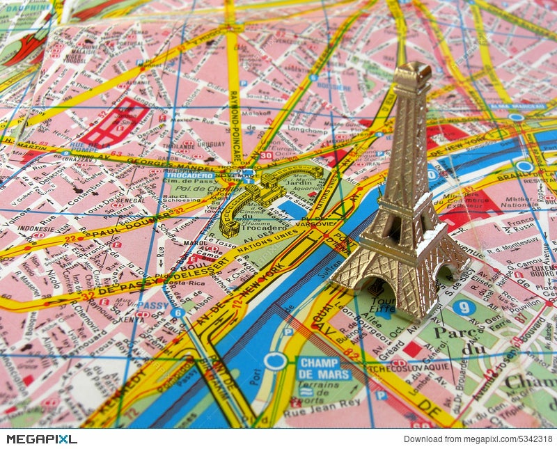 Paris Map Eiffel Tower Paris France Map Eiffel Tower Ile De
