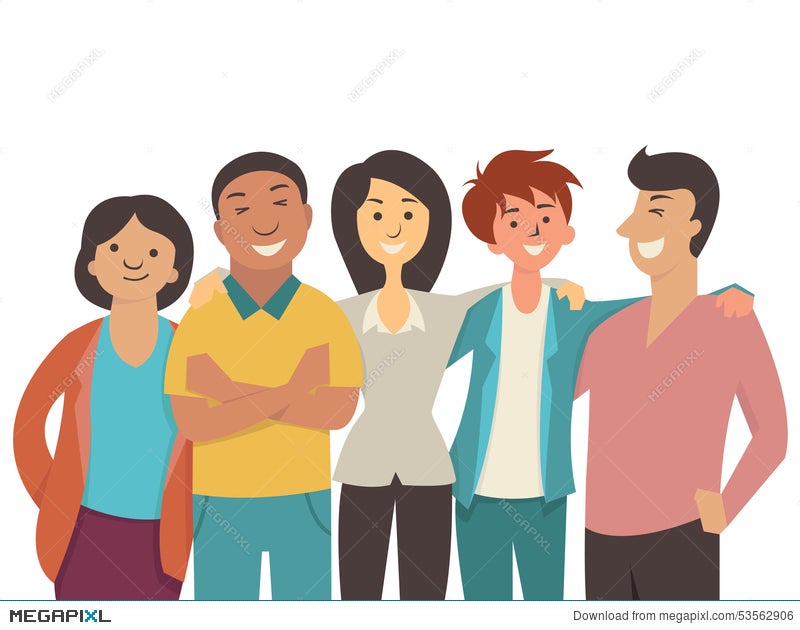 diverse people clipart