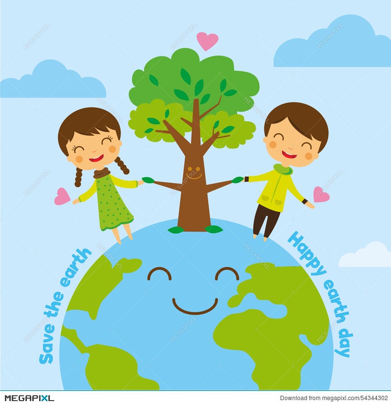 Save The Earth Save World Illustration Megapixl