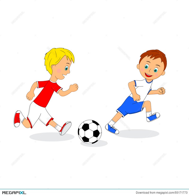 two football players clipart