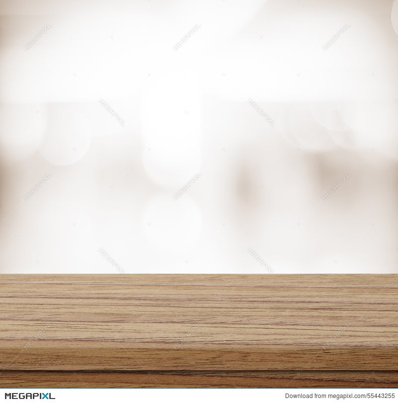 Empty Table Over Blur Abstract Background, Product Display Stock Photo  55443255 - Megapixl