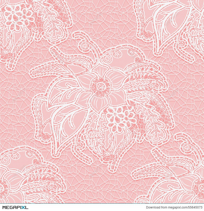 pink lace pattern background
