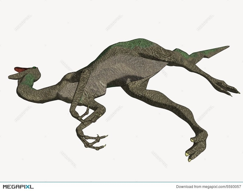 Dead Cartoon Dinosaur Illustration 5593057 - Megapixl