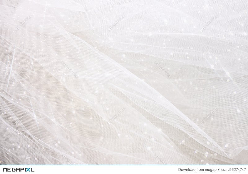 Vintage Tulle Chiffon Texture Background With Glitter Overlay. Wedding  Concept Stock Photo 56274747 - Megapixl