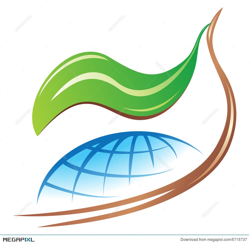 Save Earth Logo Illustration 5715737 - Megapixl