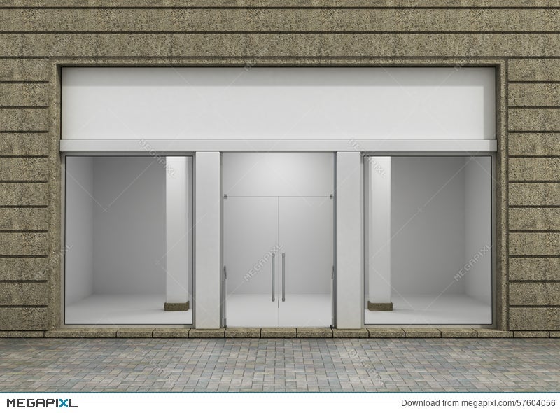 Modern Empty Store Front Modern Empty Store Front