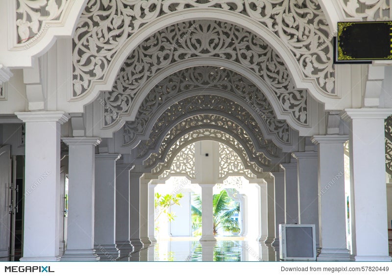 Architecture Of Masjid Sultan Ismail In Chendering Kuala Tereng Stock Photo 57820449 Megapixl