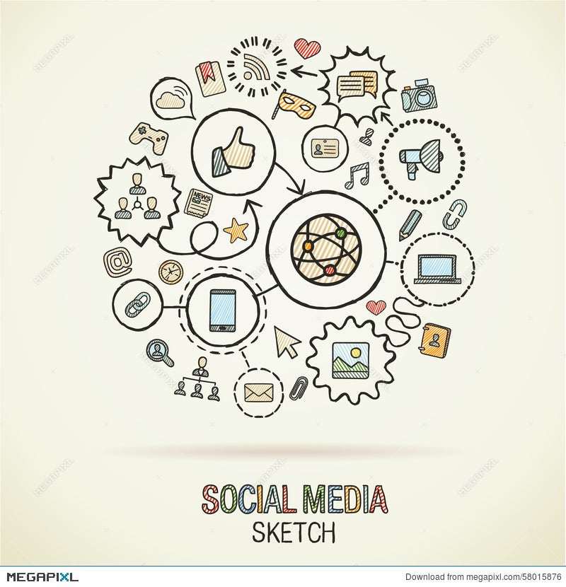 Social Media Icons Set Freebie  Download Sketch Resource  Sketch Repo