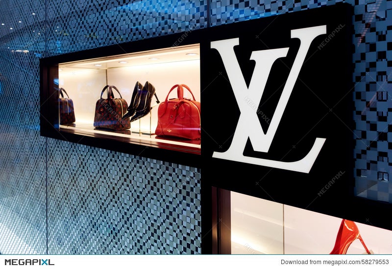 Louis Vuitton Fashion Boutique Editorial Stock Photo - Image of