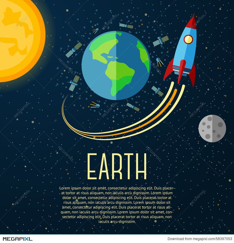 Earth Sun Moon Stars Planets