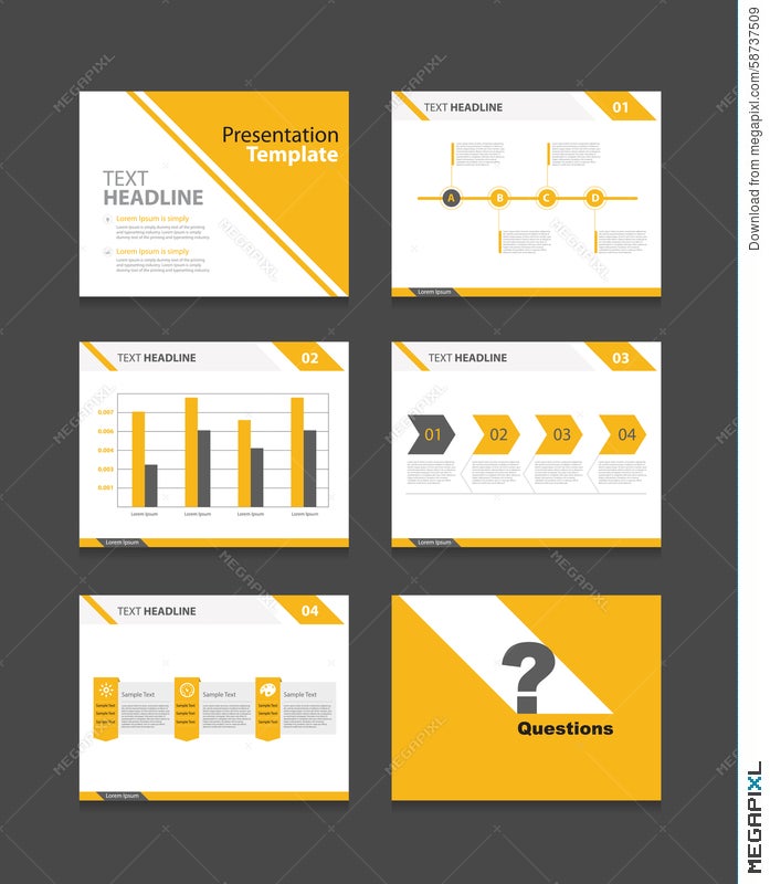Corporate Business Presentation Template  Template Design  Backgrounds Illustration 58737509 - Megapixl