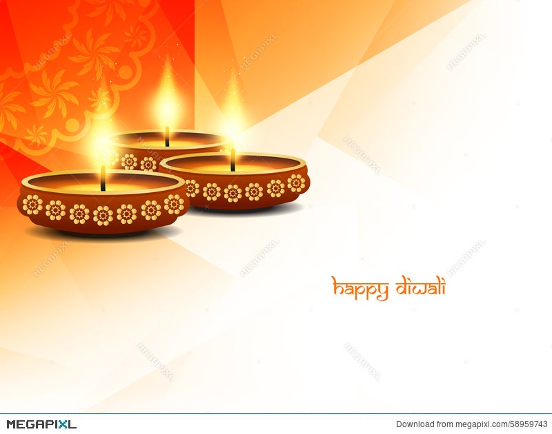 Religious Happy Diwali Background Design. Illustration 58959743 - Megapixl