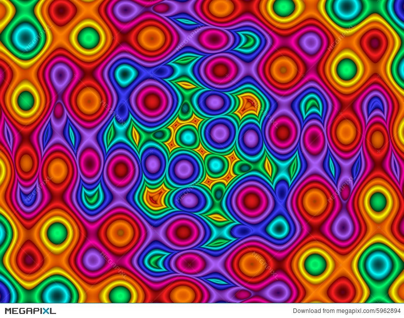 Groovy Rainbow Background Illustration 5962894 - Megapixl