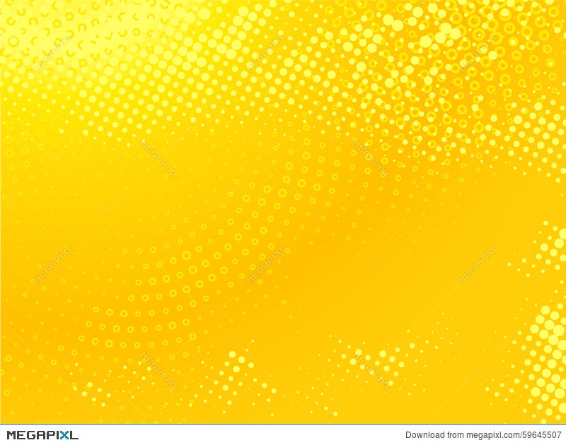 Yellow Dotted Background Illustration 59645507 - Megapixl