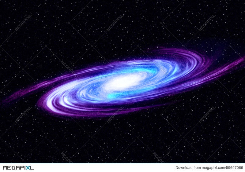 Image Of Spiral Galaxy Spiral Galaxy In Deep Space With Star