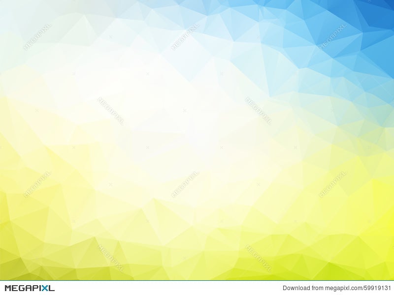 Vector Abstract Blue Yellow Background Illustration 59919131 - Megapixl