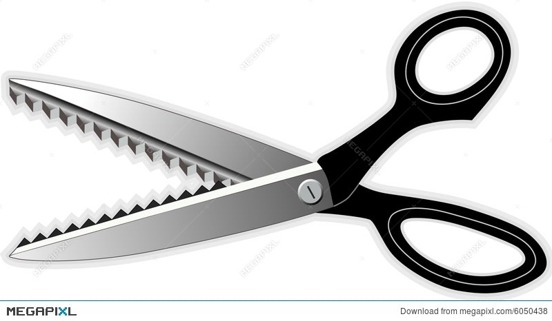 large pinking shears