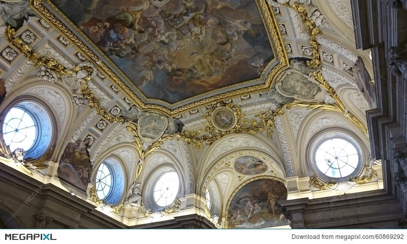 Interior Of Royal Palace Of Madrid Stock Photo 60869292