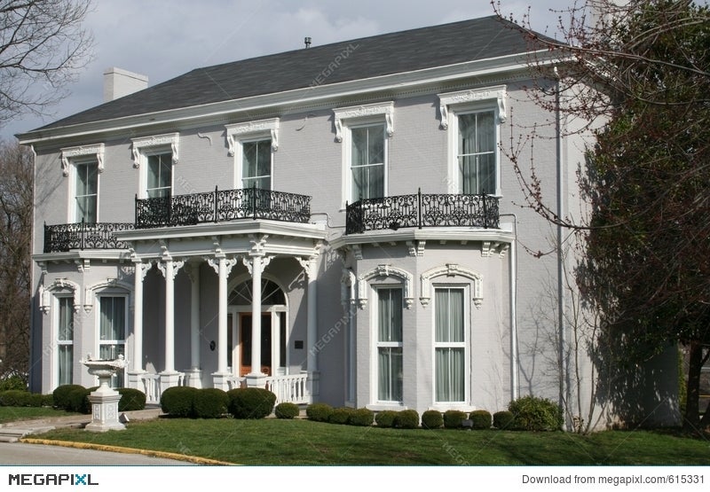 White Victorian House Stock Photo 615331 Megapixl White Victorian House