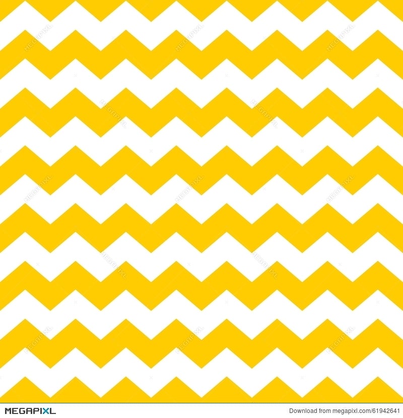 Tile Chevron Vector Pattern With Yellow And White Zig Zag Background  Illustration 61942641 - Megapixl