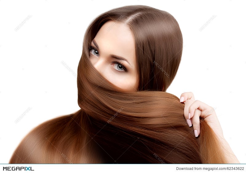 Long Hair. Hairstyle. Hair Salon. Fashion Model With Shiny Hair. Stock  Photo 62343622 - Megapixl