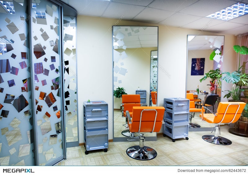 Interior Of Modern Hair Salon Stock Photo 62443672 Megapixl