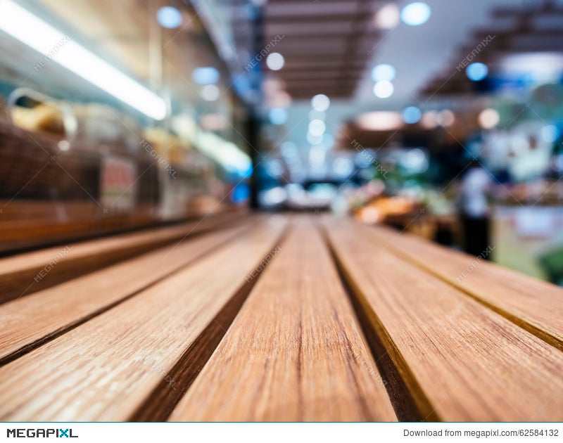 Table Top With Blurred Retail Shop Store Background Stock Photo 62584132 -  Megapixl