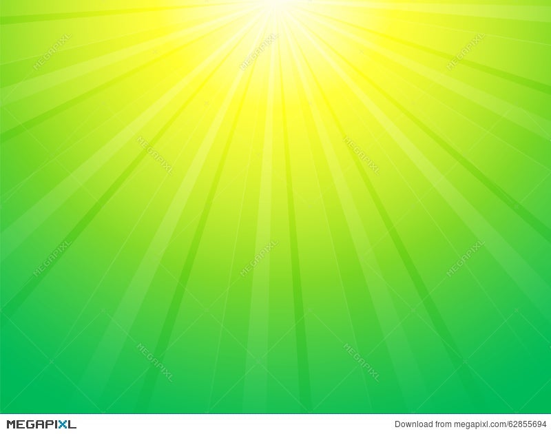 Green Yellow Ray Background Illustration 62855694 - Megapixl