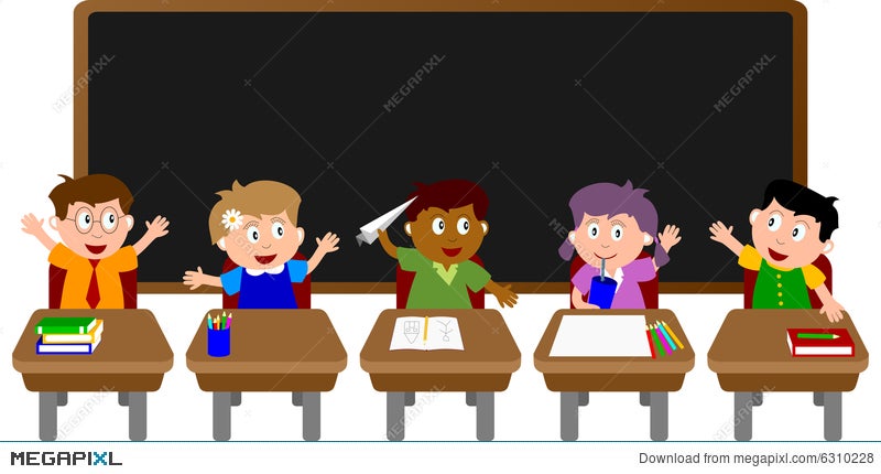 School Kids Classroom [2] Illustration 6310228 - Megapixl